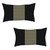 Set Of 2 Yellow Mid Houndstooth Lumbar Pillow Covers (392790)