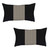 Set Of 2 Tan Mid Houndstooth Lumbar Pillow Covers (392791)