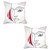 Set Of 2 Ivory Printed Boho Chic Pillow Covers (392818)
