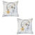 Set Of 2 White Printed Art Pillow Covers (392821)