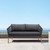 Ipanema Outdoor Teak Wood And Rope Sofa With Dark Grey Olefin (LCIPSODGR)