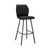 Tandy Black Faux Leather And Black Metal 30" Bar Stool (LCTNBABLBL30)