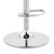 Asher Adjustable Black Faux Leather And Chrome Finish Bar Stool (LCARBAWABL)