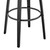 Julius 26" Gray Faux Leather And Black Wood Bar Stool (LCJUBABLGR26)