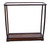 13.75" X 40" X 39.25" Brown, Table Top Display Case Classic (364380)