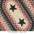 8" x 28" Small Table Runner Oval Primitive Star Gloucester Jute Braided Accessories - Pack Of 2 (596758R)
