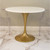 Gold Fiberglass Flower Table 48", White FMI162331-48-WHITE