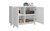 Modern White And Natural Two Door Buffet (389023)