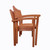 Set Of Two Brown Stacking Armchairs (390004)