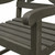 Distressed Grey Garden Armchair (390007)