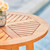 Natural Wood Round Bar Table (390021)
