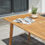 Natural Wood Dining Table With Slatted Top (390026)