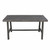 Dark Grey Dining Table With Leg Support (390032)