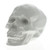 White Ceramic Skull Sculpture (390110)