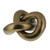 Gold Metal Knot Sculpture (390126)
