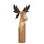 Wood And Metal Moose Sculpture (390160)