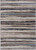 2' X 13' Blue And Beige Distressed Stripes Runner Rug (390272)