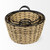 Set Of Three Metal And Wicker Storage Baskets (392161)