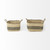 Set Of Two Striped Wicker Storage Baskets (392163)