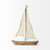 Wooden Sailboat Sculpture (392432)