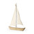 Wooden Sailboat Sculpture (392432)