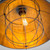 Rustic Gold Ton Metal Dome Hanging Light (392836)