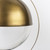 Gold Metal Sphere Pendant Hanging Light (392841)