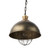 Distressed Bronze Metal Dome Hanging Light (392842)
