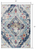 3' X 5' Blue Distressed Medallion Area Rug (392985)