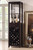 15" X 19" X 69" Wenge Wood Wine Cabinet (347010)