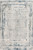 8' X 11' Ivory And Blue Abstract Distressed Area Rug (393214)