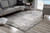5' X 8' Gray And Ivory Abstract Distressed Area Rug (393216)