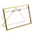 4X6 Gold Metal Horizontal Glass Frame (394413)