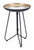 Black And Gold Steel Accent Table (394777)
