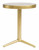 Minimalist Gold Steel Accent Table (394784)