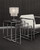 Set Of Three Silver And Glass Nesting Tables (394790)