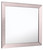 Grey Square Glass Mirror (396585)
