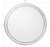 Simply Lined Silver Mirror (396607)