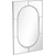 Silver Glass Wall Mirror (396644)