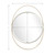 Black And Gold Wall Mirror (396659)