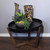 16" X 22" X 22" Black & Mocha Solid Wood Round Table (365101)