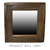 Carved Reclaimed Wood Square Mirror (396683)