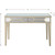 Antiqued Silver Console Table (396818)