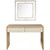 Antiqued Gold Finish Mirror And Console Table (396841)