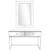 Silver Chic Mirror And Console Table (396852)