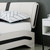 White Platform King Bed With Two Nightstands (397018)