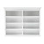 Classic White Hutch Bookcase With 5 Doors And 3 Drawers (397120)