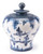 16.1" X 16.1" X 19.7" Blue & White, Ceramic, Medium Temple Jar (295350)