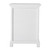Classic White Nightstand With Shelves (397622)
