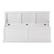 Classic White Paneled Storage Chest (397652)